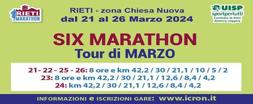 Six Marathon Tour (Tappa 4 ~ Maratona)
